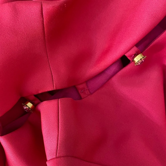 Vintage Pink Embellished Cocktail Dress - Picture 9 of 11